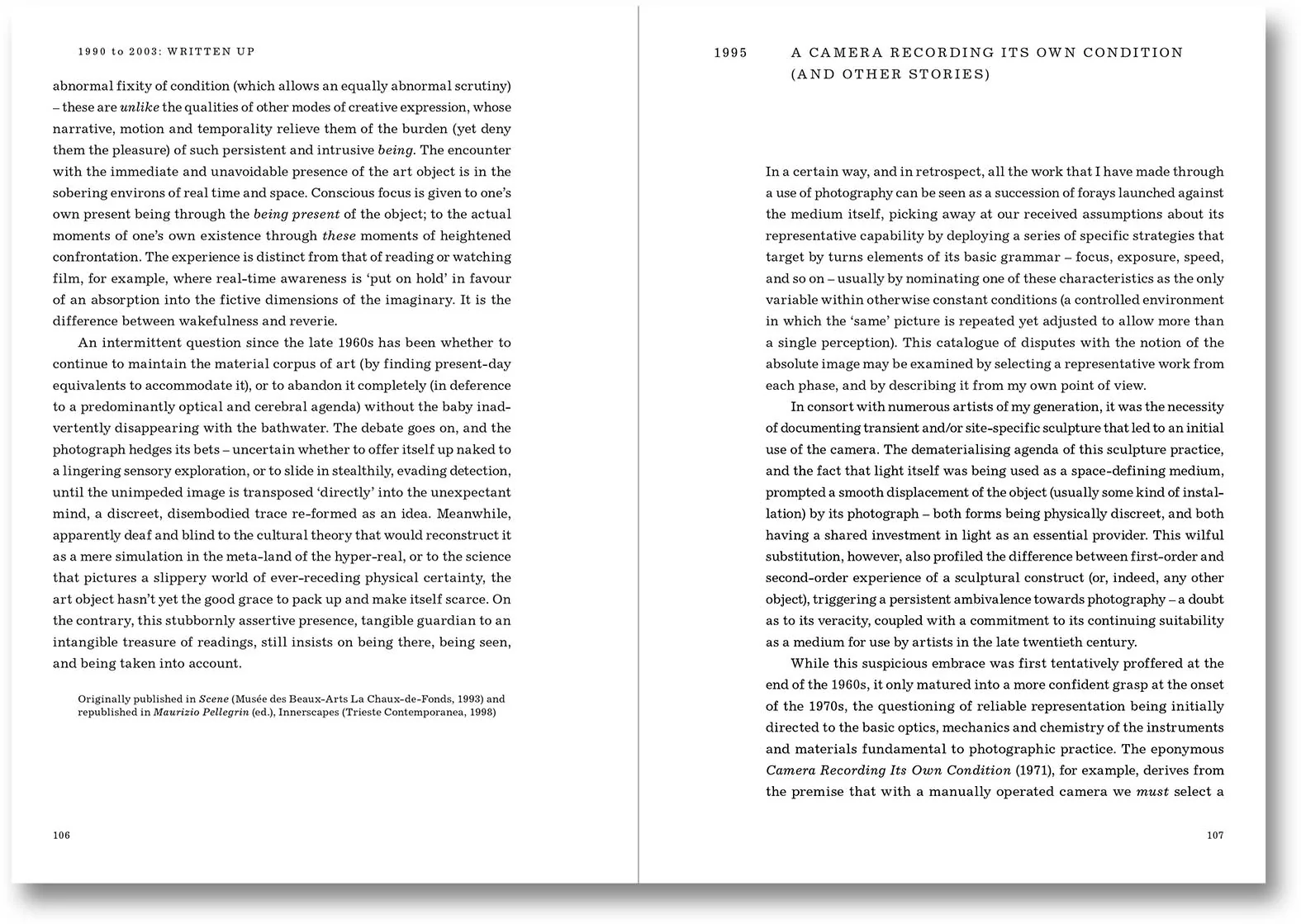 Written Down / Written Up: Selected Writings of John Hilliard - Image 6